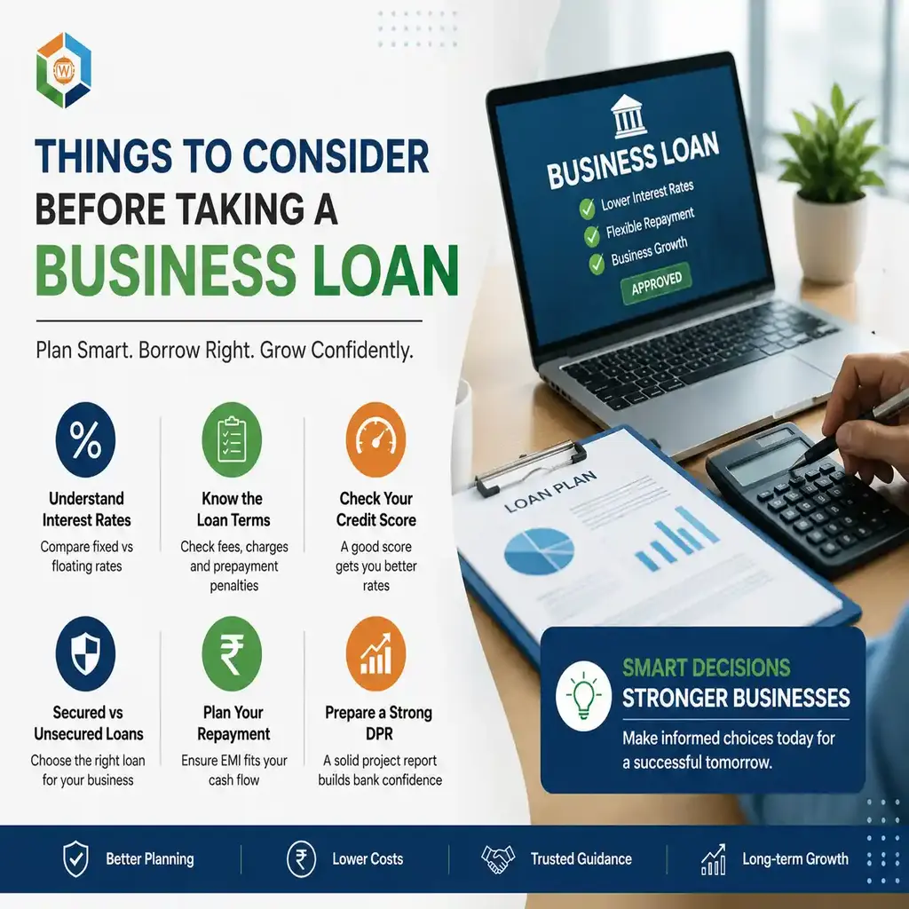 THINGS TO CONSIDER BEFORE TAKING BUSINESS LOAN
